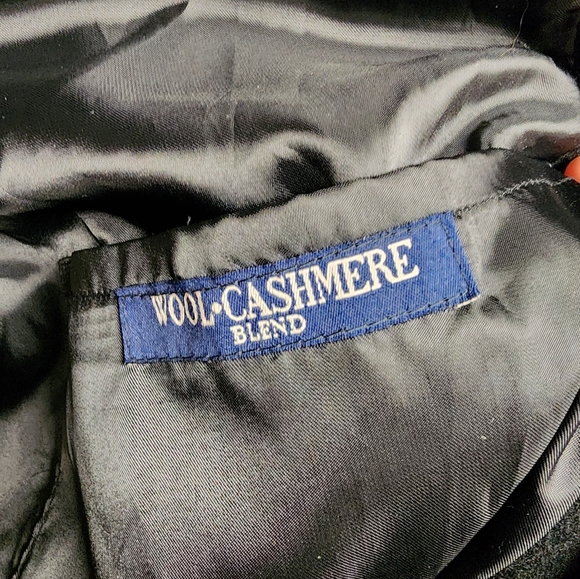 Men's London Fog Wool/Cashmere blended winter jacket, Size 42, Black - Picture 3 of 5